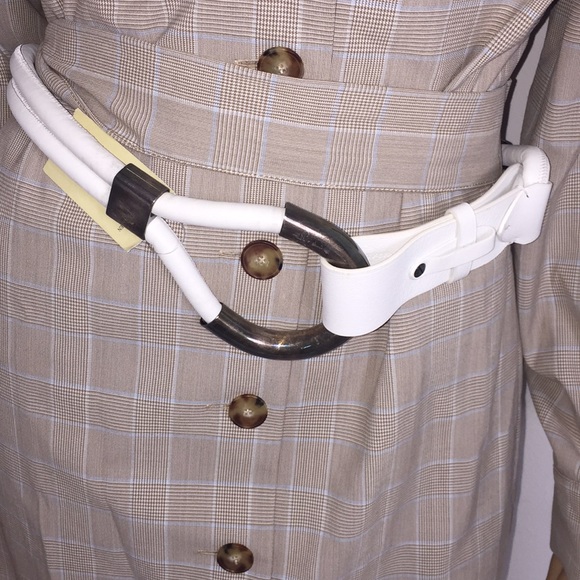 Ralph Lauren Woven Tri-strap Stirrup Belt Medium - Picture 2 of 16